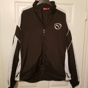 Puma full zip Windbreaker size XL nwot